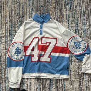 NFINITY Blue and White Apparel